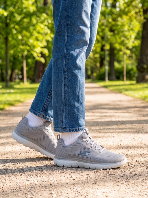 Summits - Eckler heren sneakers grijs